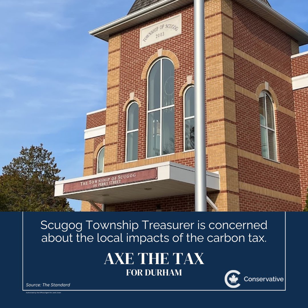 jamiljivani's tweet photo. βThe Township, like any homeowner, is facing many pressures. Changes in the economy, inflation, and the impact of changing government regulations, especially the potential impacts of the recent Provincial legislation related to building more homes faster, are putting significant financial pressures on Scugog, in addition to the impacts of the carbon tax on fuel, supply chain delays or labour shortages.β - Scugog Township treasurer Laura Barta