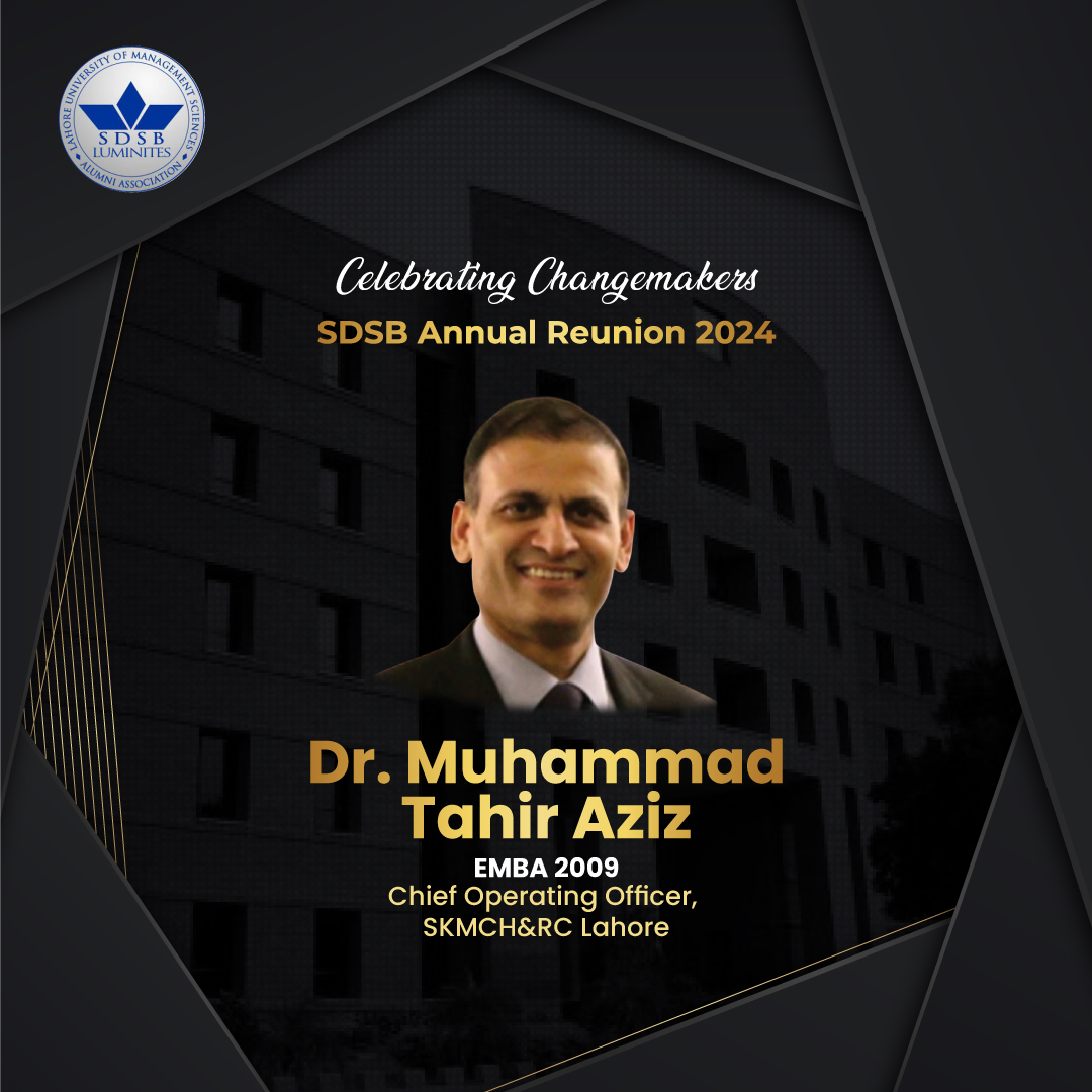 SDSBLuminites's tweet photo. 𝗦𝗗𝗦𝗕 𝗔𝗹𝘂𝗺𝗻𝗶 𝗔𝘀𝘀𝗼𝗰𝗶𝗮𝘁𝗶𝗼𝗻 invites you to honor the achievements of our alumnus, 𝗗𝗿. 𝗠𝘂𝗵𝗮𝗺𝗺𝗮𝗱 𝗧𝗮𝗵𝗶𝗿 𝗔𝘇𝗶𝘇, who has inspired us all with the change and transformation he has enabled throughout his career.

#LuminitesAssociation #LUMS #SDSB https://t.co/UITVZWjzzH