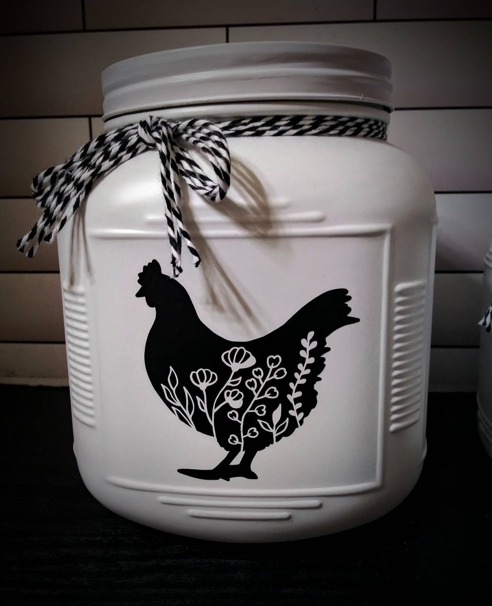 Chicken Canisters, Farmhouse Canister Set for Kitchen, Sugar, Flour and Coffee Storage, Birthday Gift, Mother's Day Gift, White Canister Set #KitchenCanisters #WhiteFarmhouse 
$105.00
➤ etsy.me/49vnHYd