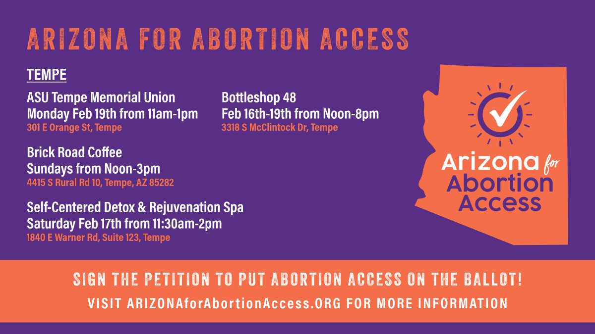 azforaccess's tweet photo. ☀️This is what we call perfect petition signing weather! Find a spot to sign near you and bring a friend. See locations across AZ at https://t.co/CCqtsgWl4b https://t.co/ahVj3ziJmt