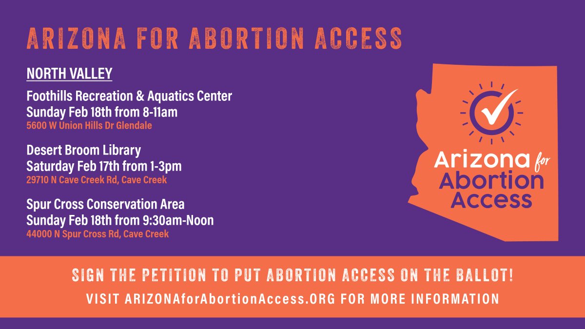 azforaccess's tweet photo. ☀️This is what we call perfect petition signing weather! Find a spot to sign near you and bring a friend. See locations across AZ at https://t.co/CCqtsgWl4b https://t.co/ahVj3ziJmt