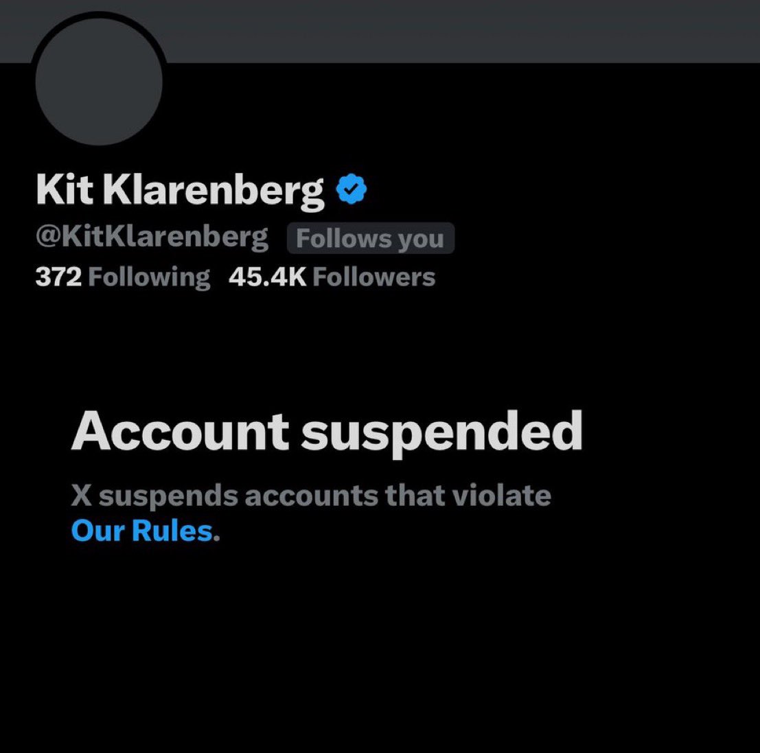 ecomarxi's tweet image. Do you never get tired of lying?
The Grayzone journalist @KitKlarenberg has been suspended for showing Israeli genocide in Gaza.
Will the ICC prosecute Musk for complicity? Citizens can be prosecuted after all…