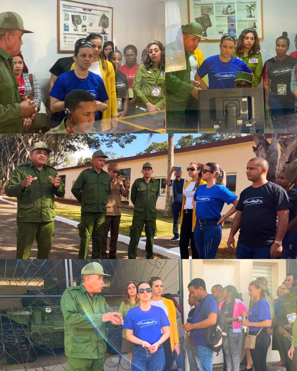 🔴🔵| Desde el corazón de la Patria,los líderes del mañana conocen la importancia de la defensa nacional. La visita a unidades militares por parte del Comité Nacional de la UJC es un testimonio del compromiso de la juventud con la protección de nuestros valores.  #GenteQueSuma 🇨🇺