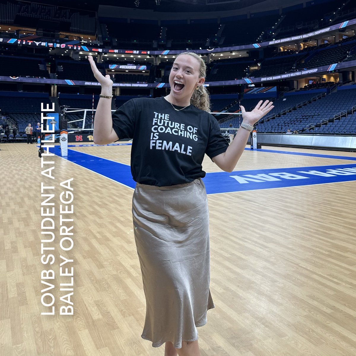 leagueonevb's tweet photo. @bailey_ortega 🤝 LOVB

Welcome to our newest Student Athlete! Bailey is a 5’9” setter from Davenport, Iowa. Bailey concluded a stellar career with @IowaVolleyball as No. 9 all-time in assists before transferring to @lsuvolleyball 💜 https://t.co/Gyqo7HreAq