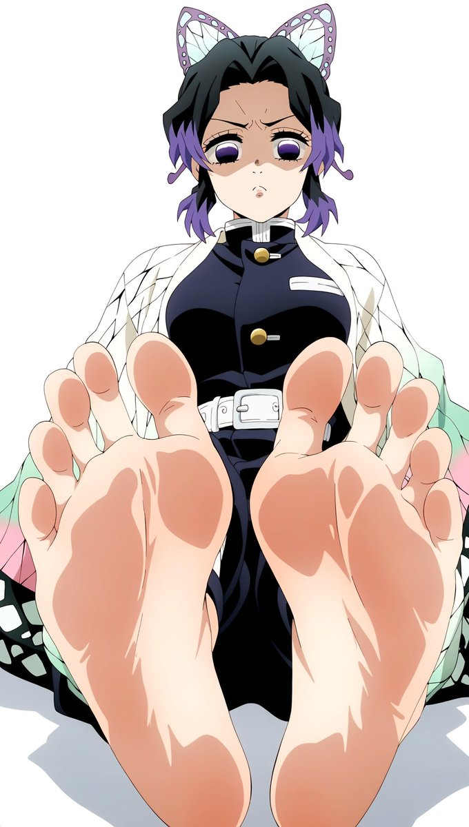FeetGenAnime's tweet photo. Shinobu Kochuo - Demon Slayer https://t.co/z6WTYowTek