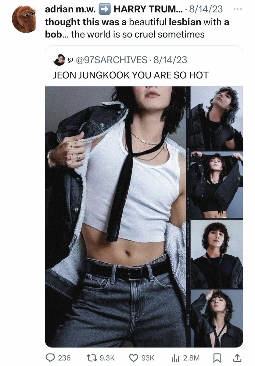 ukepussyyy's tweet photo. @CalvinKlein lesbian feminine jungkook wearing crop shirts and feminine clothes is the best and what everybody wants! this is your best campaign for a reason! we want jungkook to model women's clothing! jungkook is so pretty and feminine! https://t.co/hDMTH76YJQ