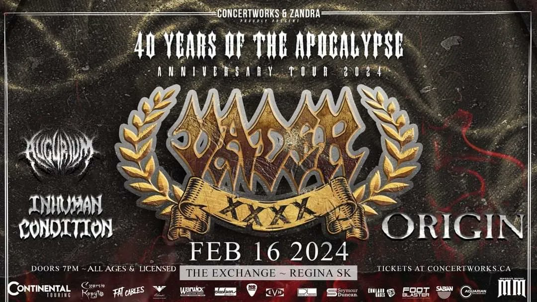 TerryButler67's tweet image. Regina !!!
Inhuman Condition are at 
The Exchange  tonight !
Come down and warm up your bones from this ICY hell with some RED HOT
Florida Swamp Metal !!!
join us with Vader &amp;amp; Origin 
for a thrashing good time !!

facebook.com/events/s/vader…

#ratgod #panicprayer #fearsick