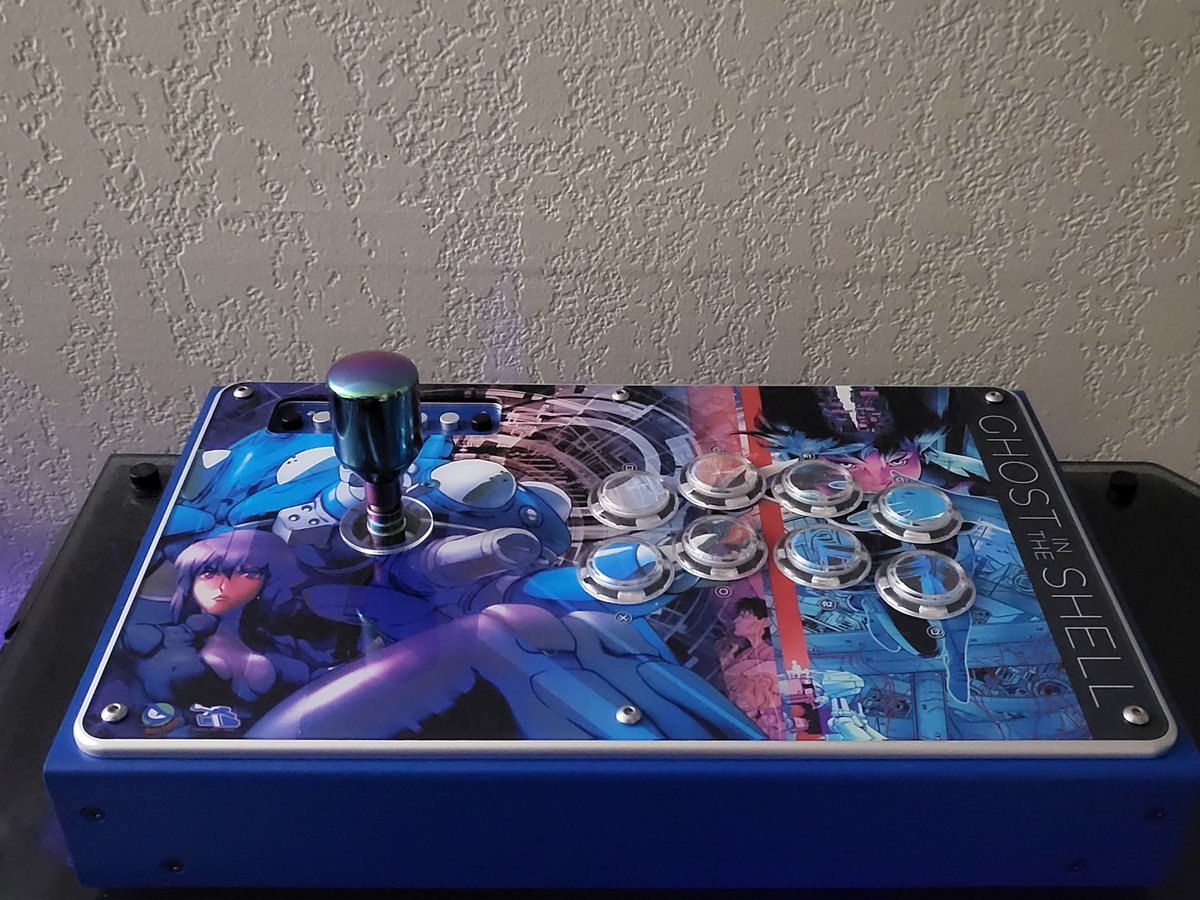 Prof_Ghostanus's tweet image. Happy #FightStickFriday
Just got my printed plexi from @JasensCustoms installed. My #PanzerFightStick 4 build is complete. 

Should I name it? I dunno, maybe I'll come up with a cool name for it or something.