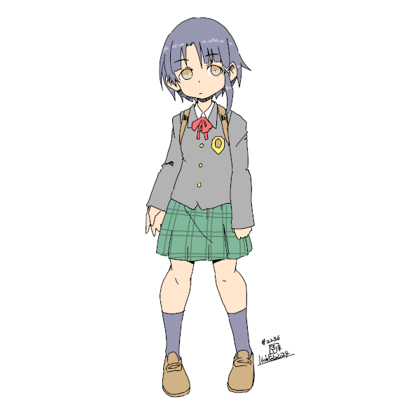 「2024-02-16 #一日一絵」|ふゆ(ドとレとミとキュとゴとヱの音が出ない)のイラスト