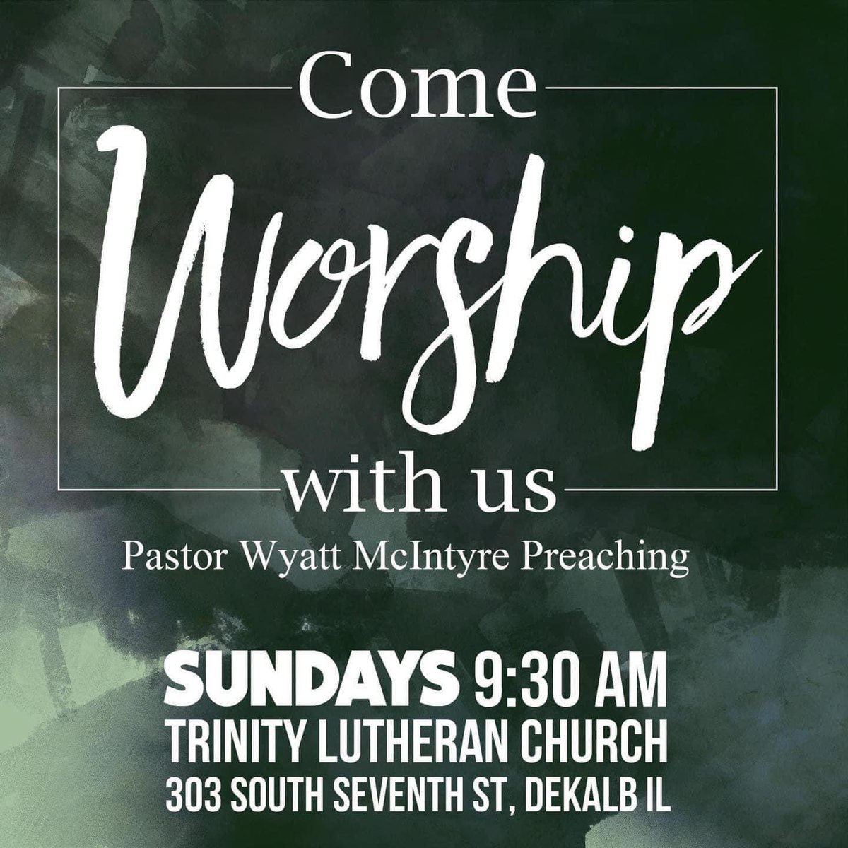 Join us for worship this Sunday.

#dekalbil #dekalbillinois #sycamore #sycamoreil #sycamoreillinois