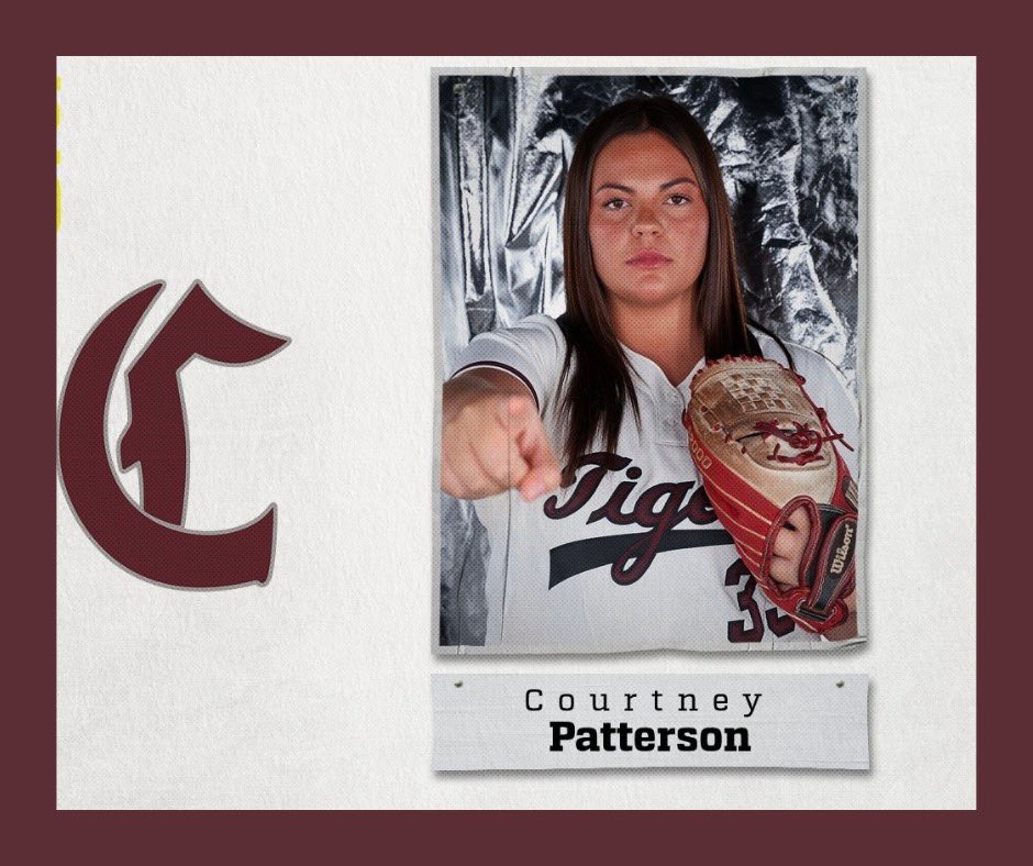 Senior Courtney Patterson gets the game 2 start for the Tigers vs. Milligan!