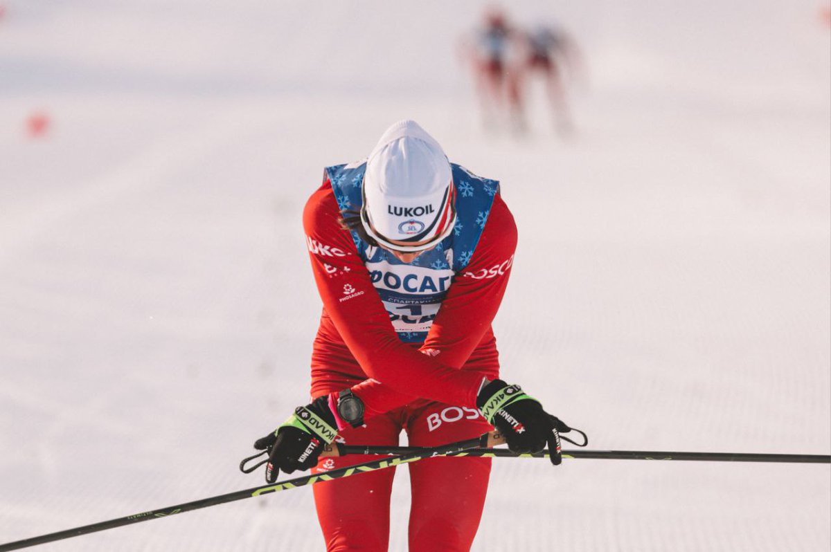 NikaStepp01's tweet photo. Hundreds of skiers participating 
Thousands of spectators cheering
Tens of thousands of euros/ millions in rubles in prize money 
Millions watching on national television 
That's Russian cross-country skiing " under sanctions ". Hear me, @FISCrossCountry ? https://t.co/X2T1yk3LvT