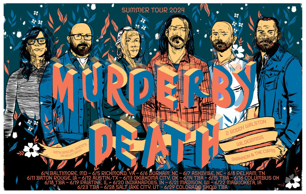 This year's shows on sale now at murderbydeath.com/tour - a few more TBA soon.