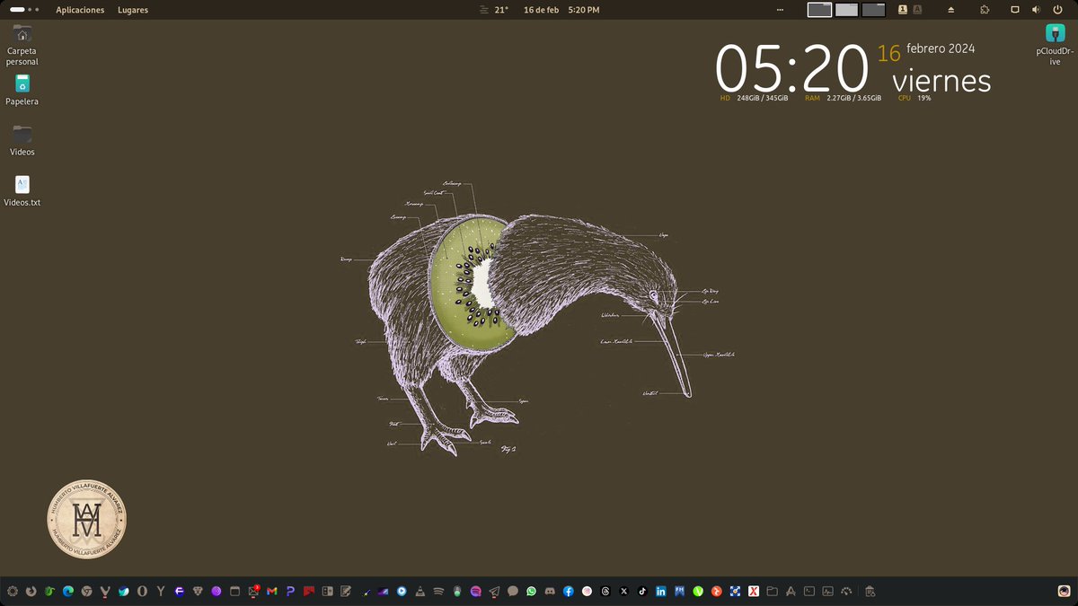 humbertovill68's tweet photo. #ViernesDeEscritorio Fedora Workstation 39 con tema e iconos Gruvbox #linux #opensource #unixporn #fedoraworkstation #gnomedesktop https://t.co/3S7p9Cf1k6
