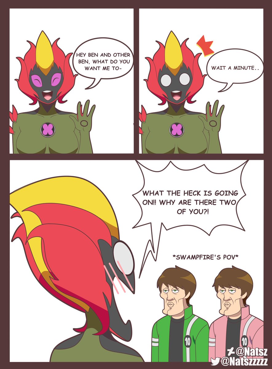 Natsz on X: Ben & Chaquetrix Ben Part 2. I was supposed to create a 4-page  comic for Part 2, but I still have a school project to finish. Therefore,  the next