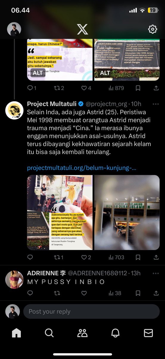 kapokakapoo's tweet photo. @wilsa_naomi Threadnya bagus, replynya jahanam🥲 https://t.co/V2FYagvd5I