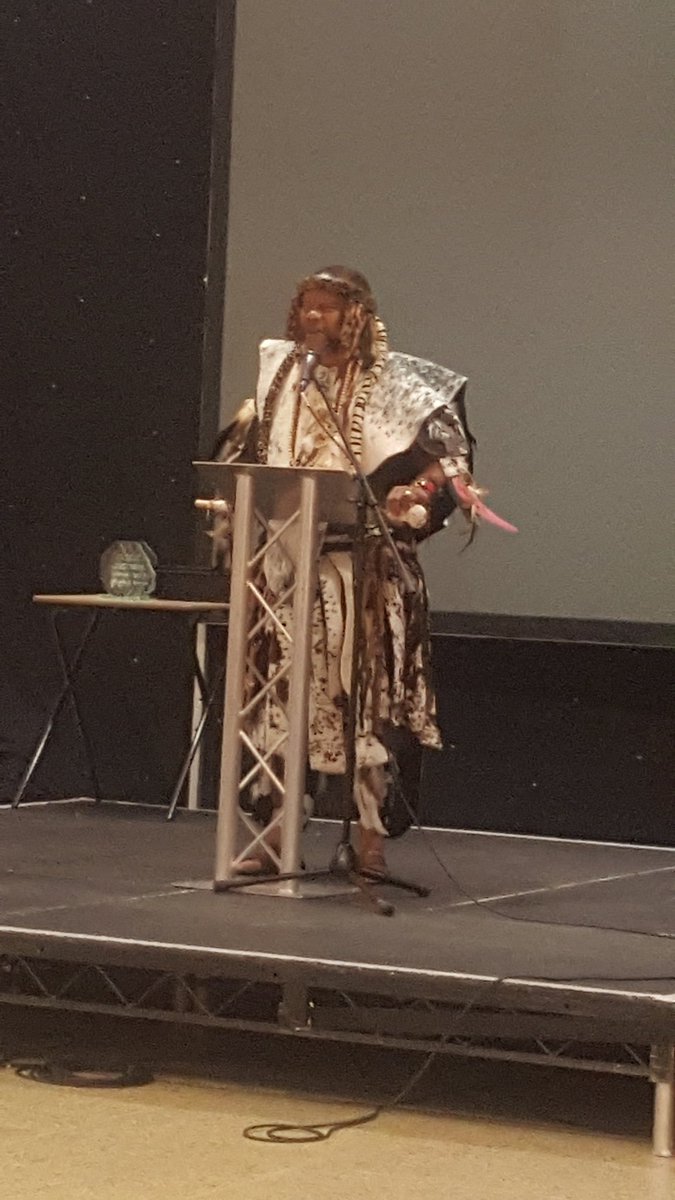 CherylHello's tweet image. Met a member of the Zimbabwe royal family at awards ceremony where the lead actor in the film i wrote and directed picked up an award for playing king lobengula @SarahSiddonsFC @HArchivesTrust @SotonStories