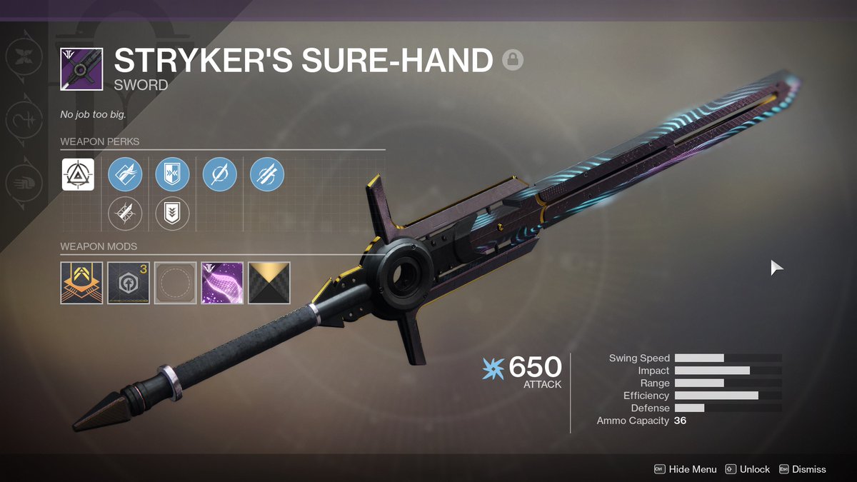 MrStellarr's tweet photo. @DestinyBulletn Nothing will top Black Armory weapons, they had a special effect around the gun. (Obsidian Radiance) https://t.co/hsU82jCaAH