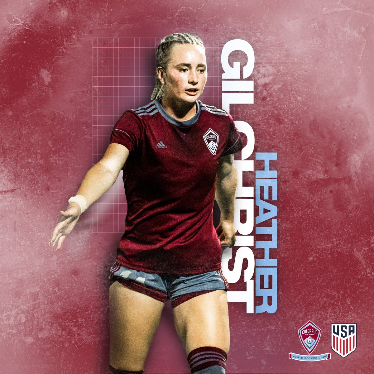 🆙🇺🇸🆙 ANOTHER CALL UP FOR HEATHER! #CRYSCgirlsECNL alumna & @CORapidsWomen defender, Heather Gilchrist has been called up again to the @USYNT #U20WYNT Feb. Training Camp in Bogota, Colombia! 

#OneClubOneCommunity #RapidsSuccess #CRYSCElite @ECNLgirls