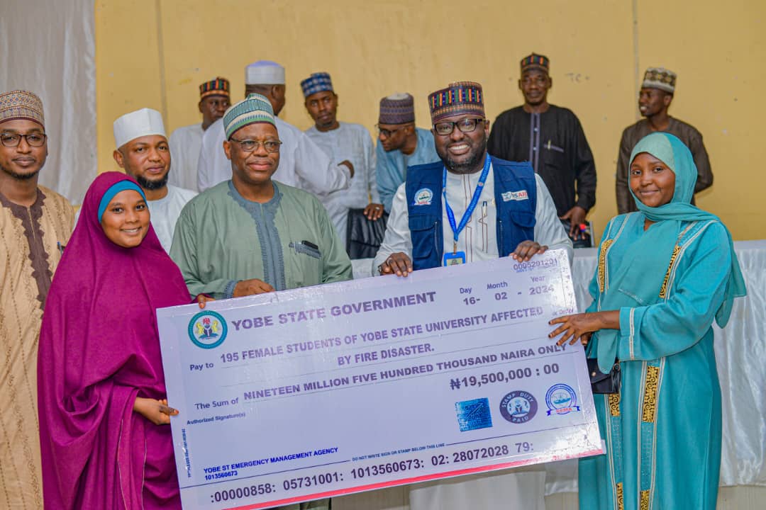 sema_yobe's tweet image. Yobe State University Fire Inferno- Governor Buni Gives 19,500,000 Cash to affected Female Students.

As part of an effort to fastract the recovery from trauma of fire disaster and resume full academic activities.
