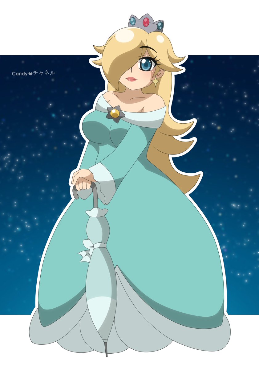 Princess Rosalina 🌟🩵💙
.
.
#digitalart #animegirl #MarioBros #Nintendo #Rosalina #PrincessRosalina