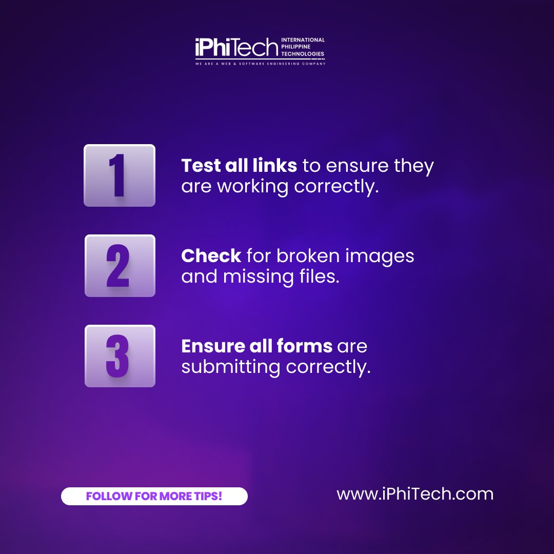 iPhiTech's tweet image. Broken links? Missing images?  Don&apos;t let these launch day disasters haunt you! Double-check your site with these 10 essential points. Follow for more launch day lifesavers!

#iPhiTech #WebDevelopment #WebDesign #WebsiteLaunch