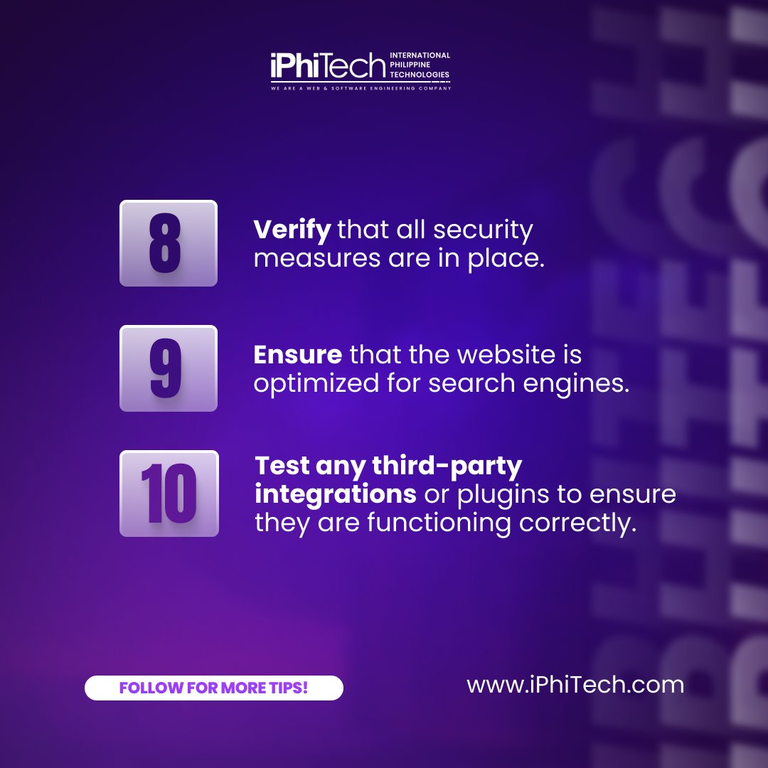 iPhiTech's tweet image. Broken links? Missing images?  Don&apos;t let these launch day disasters haunt you! Double-check your site with these 10 essential points. Follow for more launch day lifesavers!

#iPhiTech #WebDevelopment #WebDesign #WebsiteLaunch