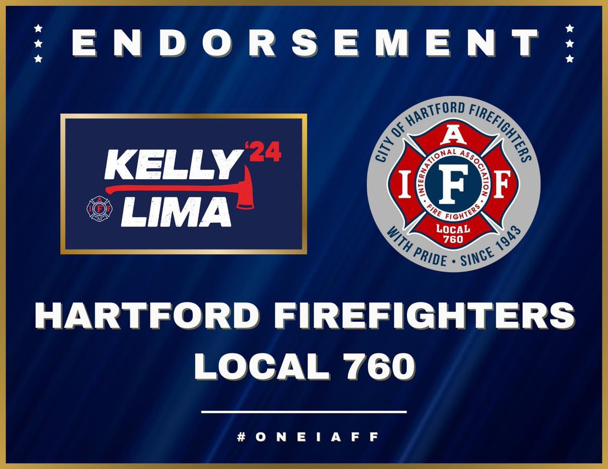 Thank you for your endorsement and support @HartfordFire760! #OneIAFF