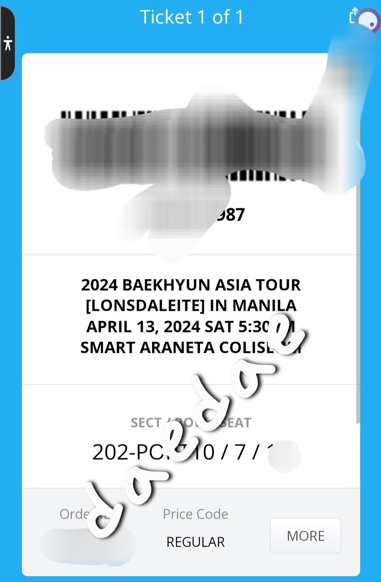 WTT LFT

me: 1 LB Premium 202 Row 7
you: 1 LB Reg prio( 220, 203), 219, 204 ; first 3 rows; add cash 😊

#2024BAEKHYUNAsiaTour
#LONSDALEITEinMNL
#LonsdaleiteInManila