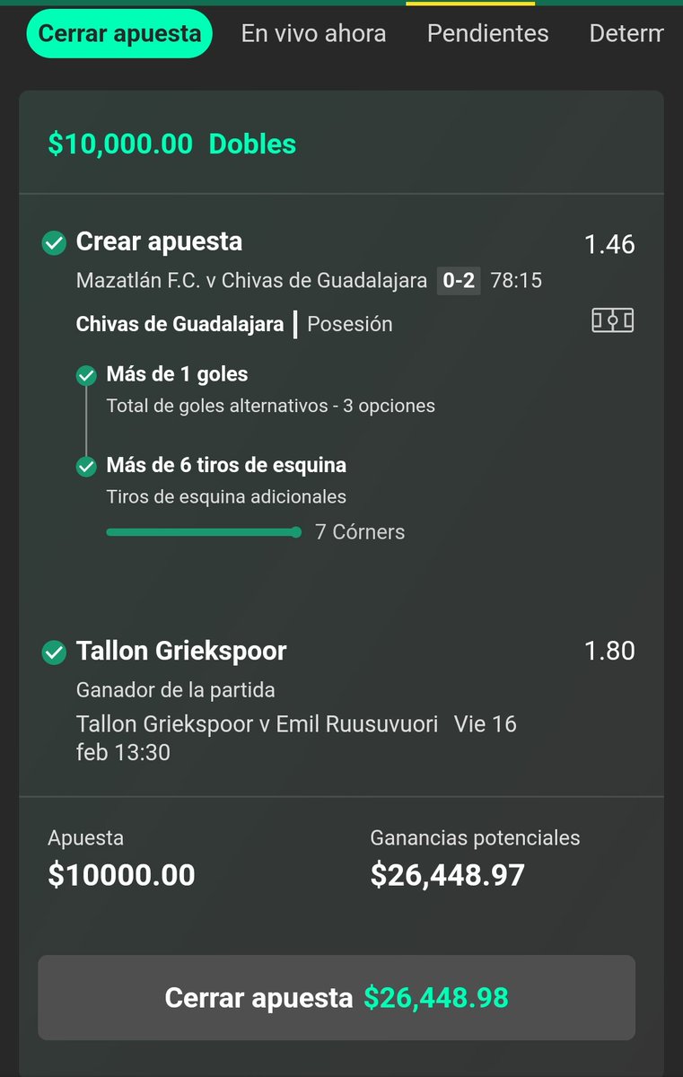 chachodel8's tweet photo. Cobramos vecindario! SÍ, SEÑOR! Una más a la bolsa carajoooo! ☝️🙏🙏💪🎾⚽💯✅💚❤️🔥💥💵🤑💵🤑💵🤑💵🤑💵🤑💵🤑💵🤑💵🤑💵🤑💵🤑💵🤑💵🤑💵🤑💵🤑💵🤑💵🤑💵🤑💵🤑💵🤑💵🤑💵🤑💵🤑💵🤑💵🤑💵 #apuestas #LigaMX #GamblingX #bettingtips #atp #PickTenis #elchachodel8 https://t.co/O5efcJoafX