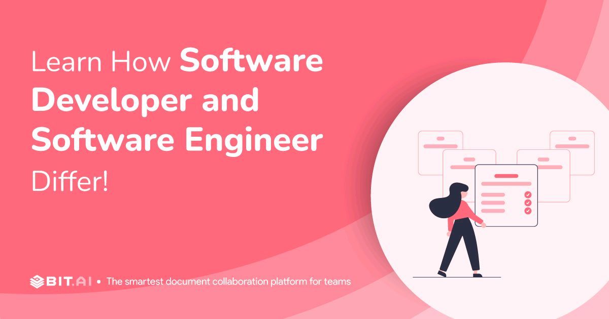 Bit_docs's tweet image. Navigate the distinctions between a software developer and engineer with Bit.ai! 💻👩‍💻 Gain insights into their roles and responsibilities.
buff.ly/49iLnPV

#SoftwareDevelopment #EngineeringRoles #Bitai