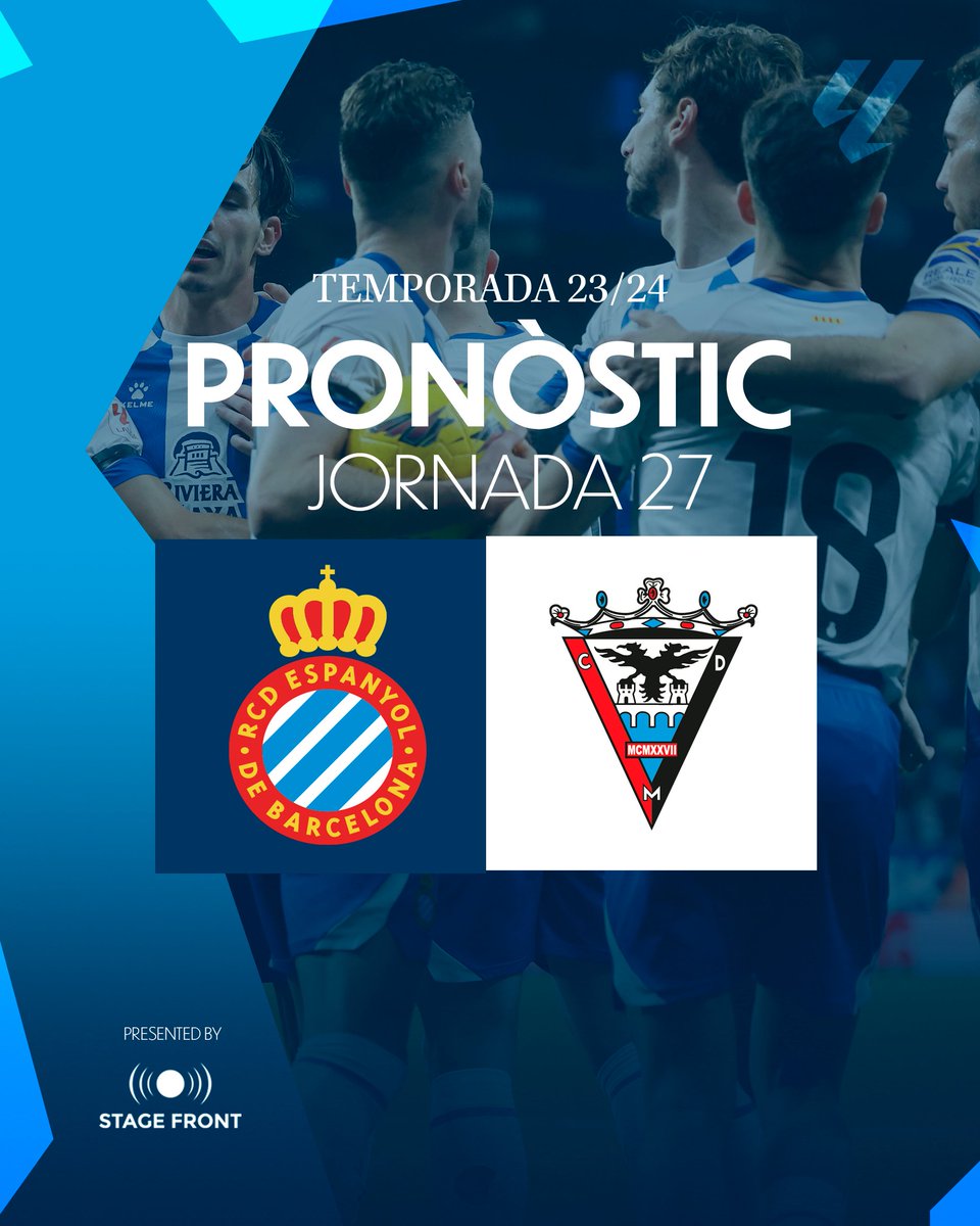 🤔 PRONÒSTIC #RCDE | Sortegem una dessuadora casual:

1️⃣ Fes RT
2️⃣ Segueix a @rcdespanyol, @stagefrontstad i @StageFrontVIP
3️⃣ Pronostica el resultat del #EspanyolMirandés

🤞 El premi se sortejarà entre tots els encertants!