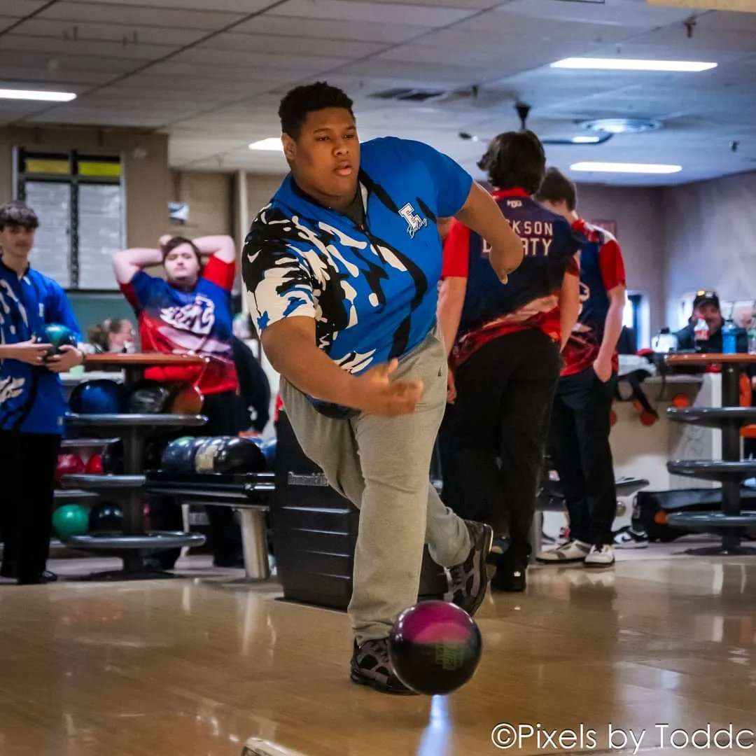 Ewing Boys Bowling vs Jackson Liberty on 2/14/24