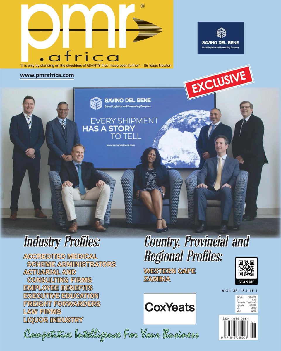 #PMRafrica The new issue will be available soon. #magazine #digitalcopy #research #competitiveintelligence 'It is only by standing on the shoulders of giants that I have seen further' 35 Years of celebrating #excellence and #ACKNOWLEDGETEAMS #service #leadership