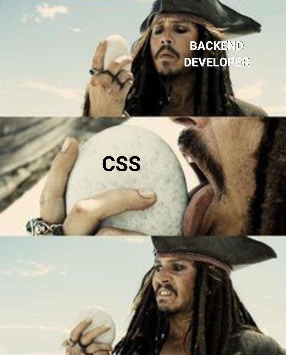 Is there a backend developer who likes CSS?