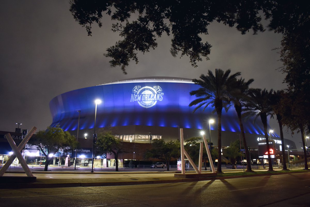 You're looking at the site of the next Super Bowl. New Orleans, are you ready for #SBLIX?