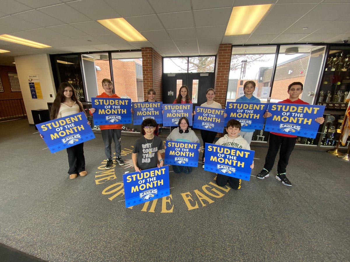<a href="/OJHEagles/">OJHEagles</a> students of the month!  We’ve got some really great kids at OJ!  #osd135