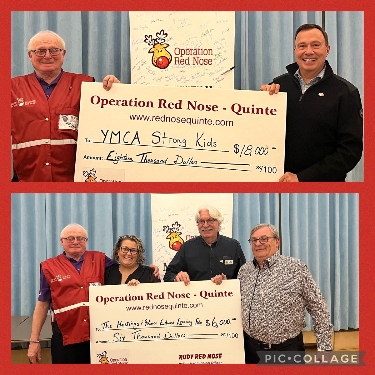 Honoured to be  guest at the Operation Red Nose Volunteer Banquet. Not only do these amazing volunteers keep your loved ones safe during the holiday season - they also give back to our community.