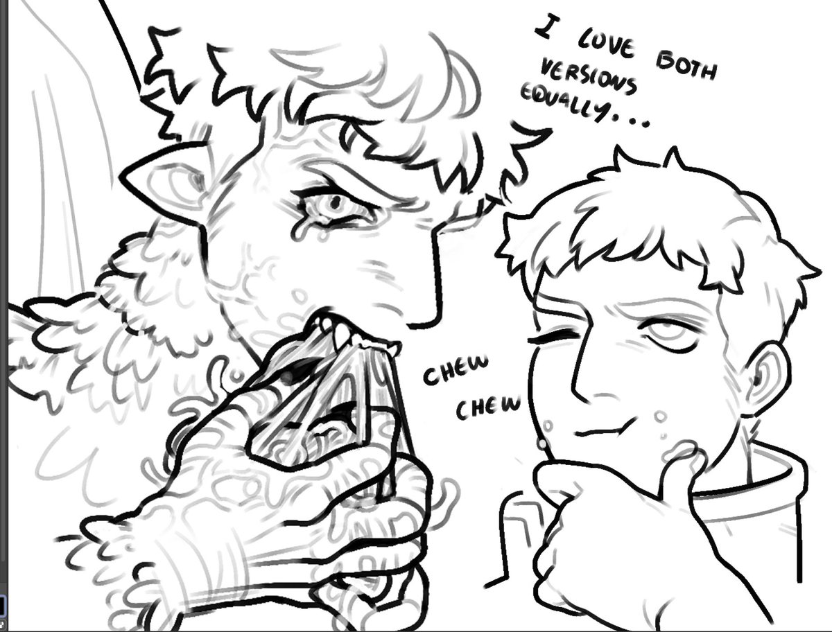 dungeon meshi spoilers
my turn with the white boy my turn my turn