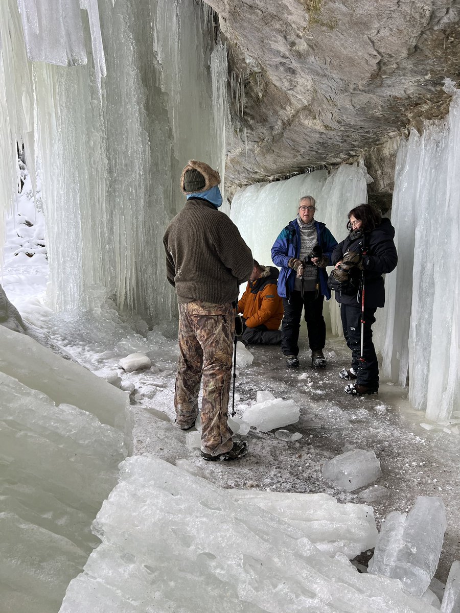 Had a great time with our photography workshop group at Eben Ice Caves this morning.  
#puremichigan #uptravel