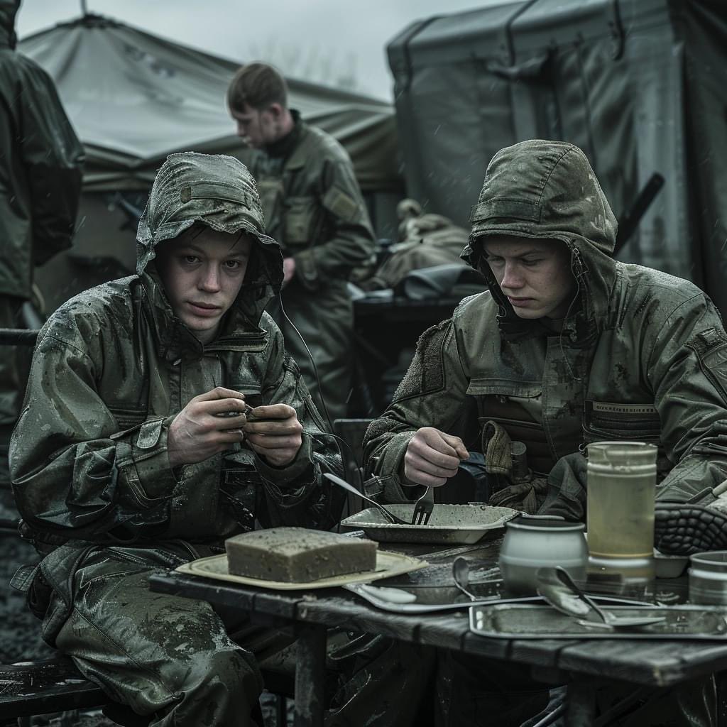 MorrowProject's tweet image. In the early days of the project emergence phase, field kitchens used stored supplies, and some of the concoctions were "interesting".
#themorrowproject, #postapocalyptic, #morrowproject