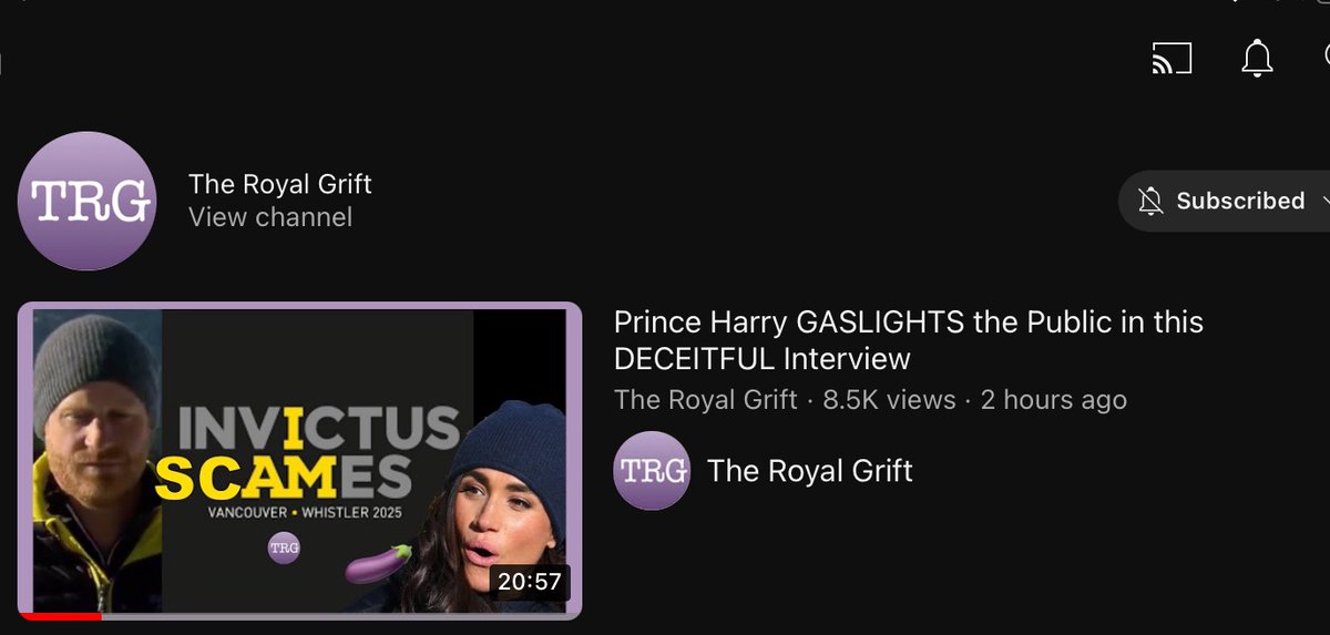Just_Jane4Now's tweet photo. #PrinceHarryIsATraitor #Invictus #MeghanMarkleIsAGrifter #InvictusScam
GASLIGHTS the Public in this DECEITFUL Interview https://t.co/h7UpF57xBL via @YouTube https://t.co/M9R93151xp