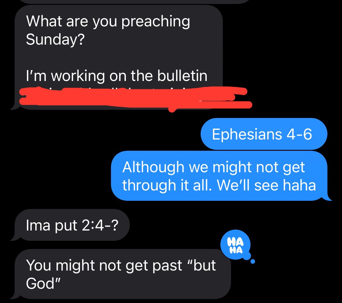 When your fellow Elders know/get you! 
#PreachtheWord