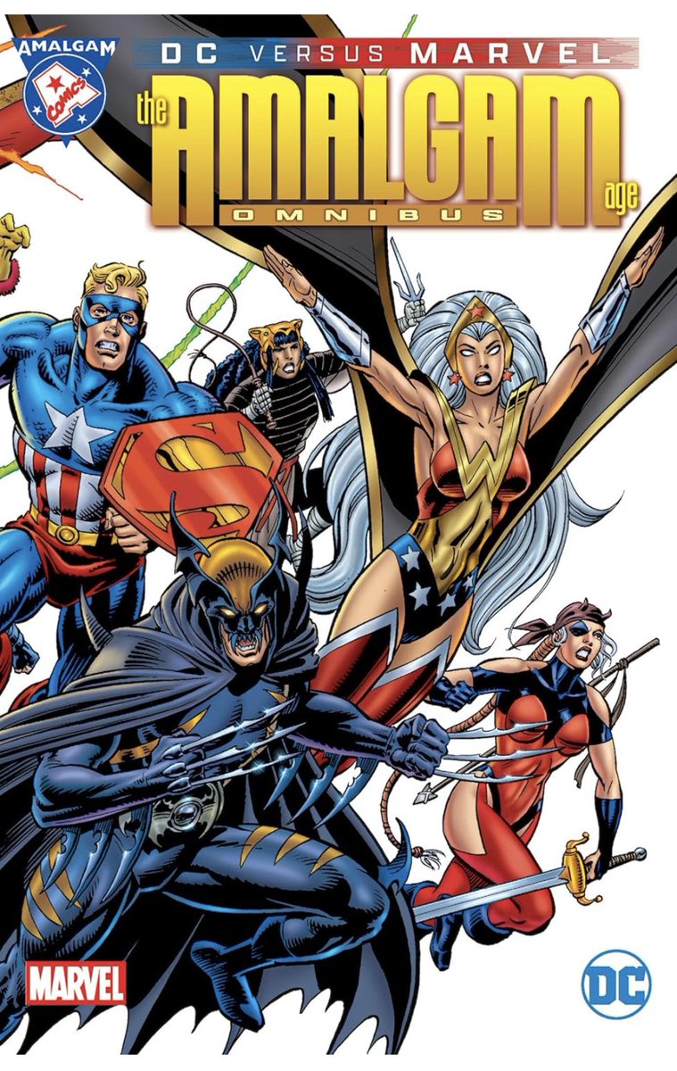 CridicalMedia's tweet photo. @DCComics and @Marvel are finally publishing their shared Amalgam comics in Omnibus Format!!! Gotta admit, they've mapped them in an interesting way. What do you think? #dccomics #marvel https://t.co/V6EzCfbnM3
