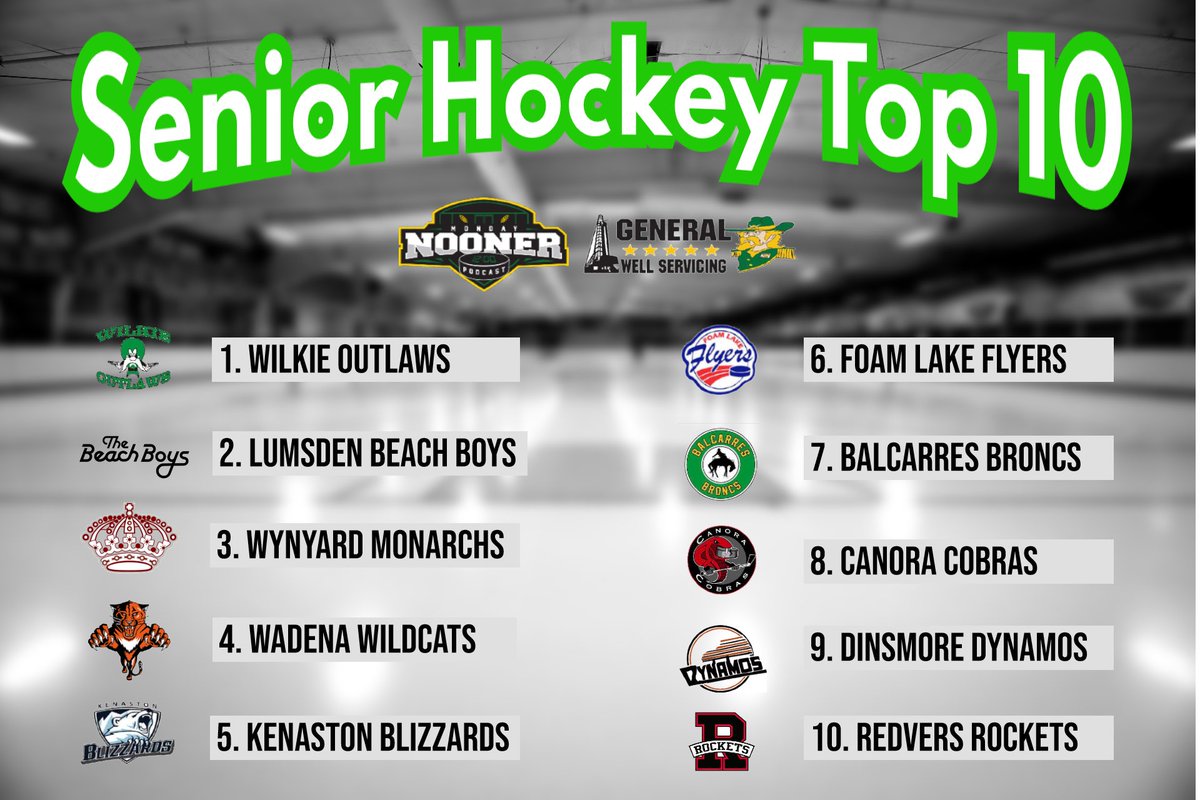 Senior Hockey Top 10 🏒 ⛽️ 

- Welcome back <a href="/DynamosSHC/">Dinsmore Dynamos Senior Hockey Club</a> 👋 

- <a href="/WynyardM/">Wynyard Monarchs</a> <a href="/wadenawildcats/">Wadena Wildcats</a> <a href="/CanoraCobras/">Canora Cobras</a> 📈 

- <a href="/BroncsBronx/">Broncs</a> <a href="/RedversRockets/">Redvers Rockets</a> <a href="/FLflyers/">Foam Lake Flyers</a> 📉 

- Take Seat, <a href="/HawksPHill/">ParadiseHillHawks</a>