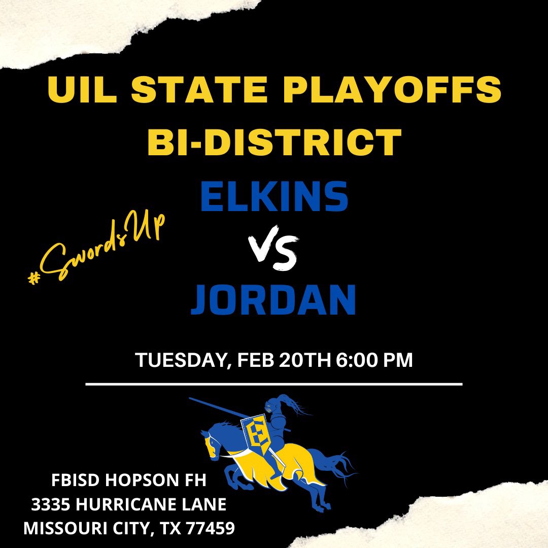 🚨 UIL Playoffs Bi-District 🚨
#SwordsUp⚔️ #RoadToState