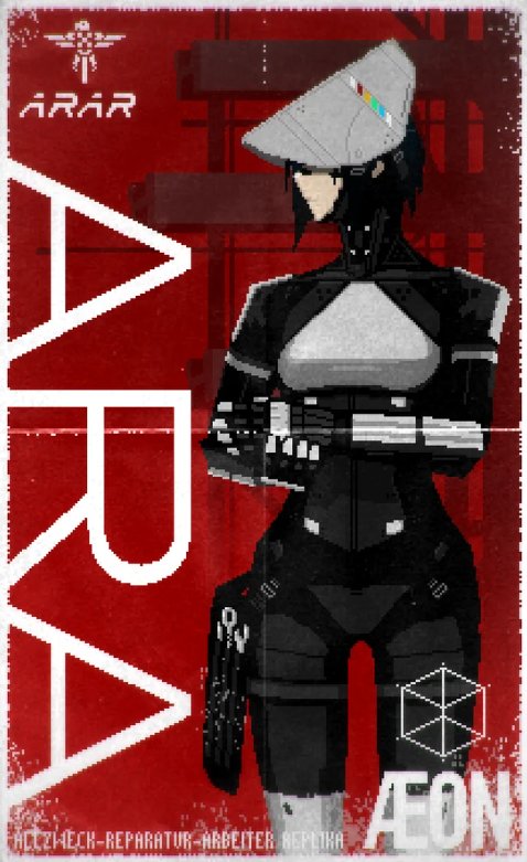 theventcrawler's tweet image. "ARAR unit T2405, or if you want, call me Dresa. I'm the maintenance chief of Tartaus Facility." 

#signalisrp #multiverserp #lewdrp