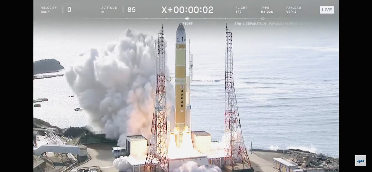 yuminspace's tweet photo. #H3ロケット 試験機2���機打上げ成功！解説で小谷さんがH3ロケットの物語はこれから始まりますって言ってたけどH3が今後活躍していくんだな〜。新型ロケットを2回の打上げで成功させるのもすごい。当事者の方はそうは思わないのかもしれないけど新しいものつくって成功させるってすごく大変な事だよな.. https://t.co/XLknRUTxKA