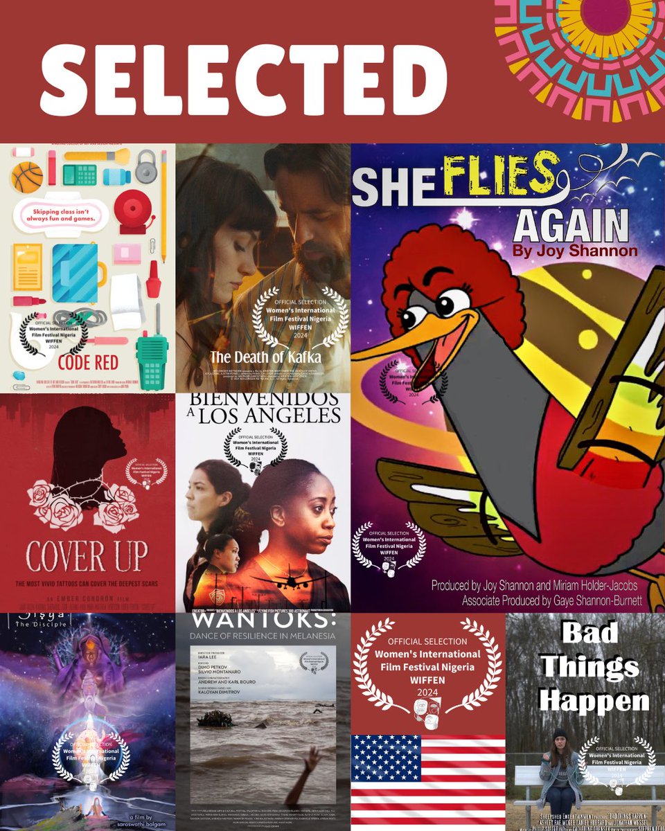 Congratulations USA! WIFFEN has selected these awesome films from USA for the eclectic film festival in March 2024. Tell us if you can see your film in the line up. <a href="/USinNigeria/">U.S. Mission Nigeria</a> #celebratingwomenculturefilm #wiffen24 #womeninfilm #filmfestival #WIFFEN #filmfest