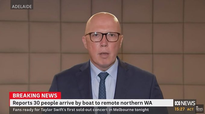 MettaBhavana1's tweet photo. What's wrong with this picture? Well, nothing. It's the "ABC look." Aka, it's not a story unless we ask a Liberal, or several. Duttso now gets MORE coverage on the ABC as LOTO than he did when he was Home Affairs Minister. This was not the case when Albo was LOTO. #offbalance https://t.co/6W1G4tEqEh